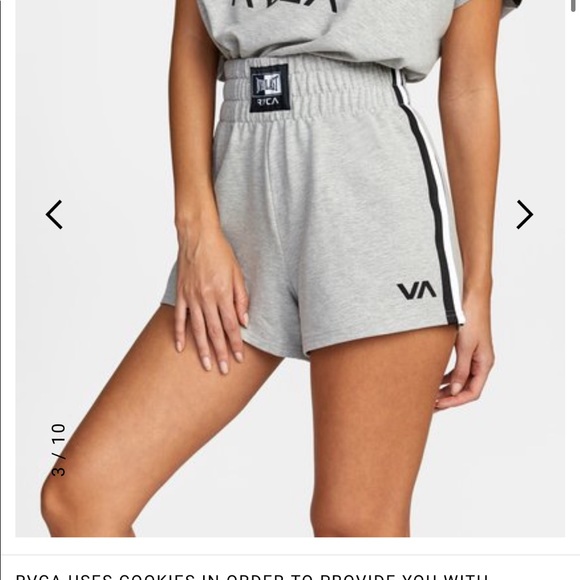RVCA X EVERLAST FLEECE SHORTS - Picture 1 of 6